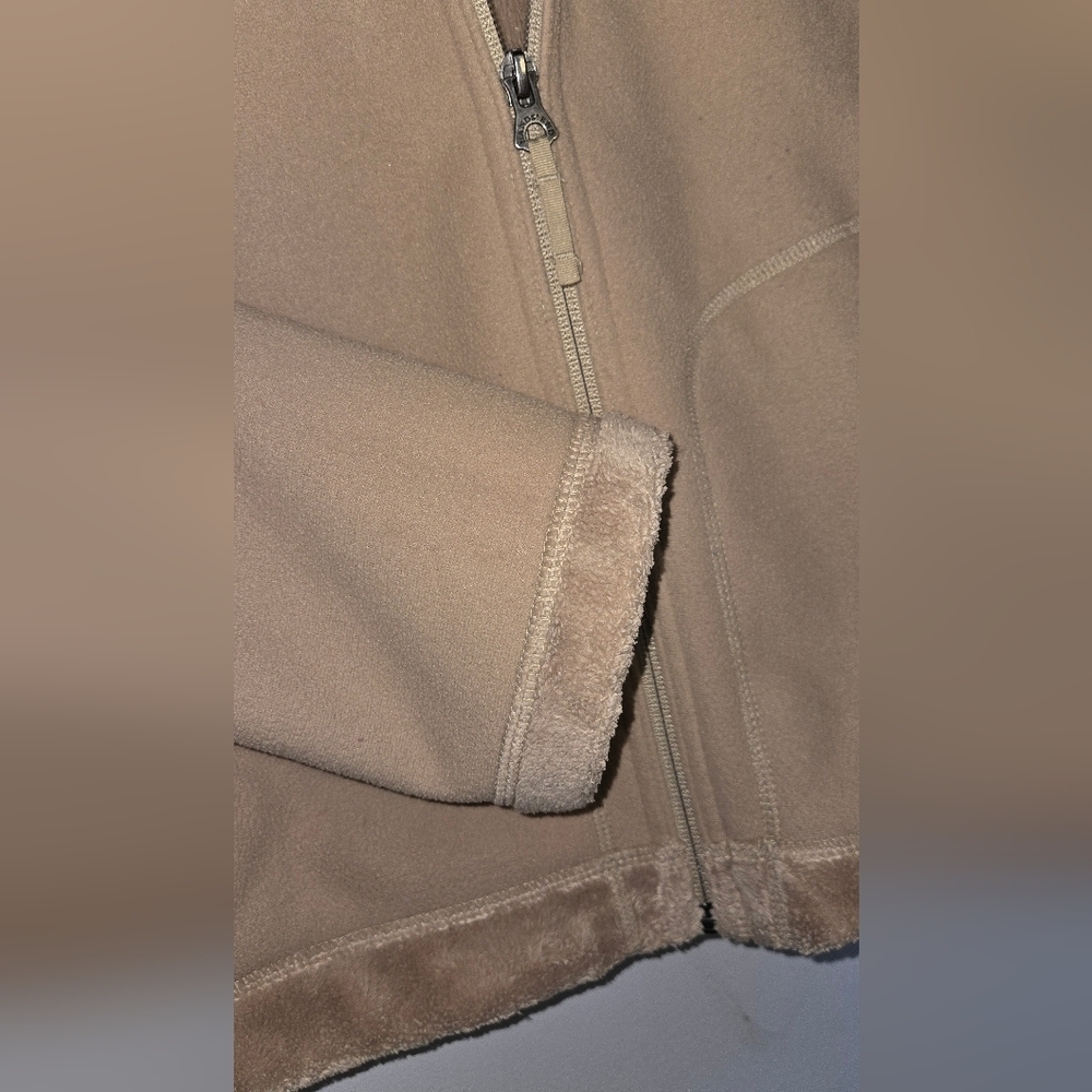 Lands' End Women's Tan Teddy Jacket - Picture 5 of 6